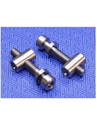 Sports: 2 set Titanium Ti M5 x 40 Bolt Nut Washer for Easton EC90 / EC70 Zero Seatpost - YuKi