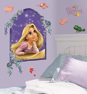 Disney Tangled Rapunzel Wall Accent Sticker Set