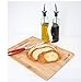 Bamboo Cutting Boards, Solid & Thick 3 Piece Wood Set with Extra Wide Handles by Just Bamboo