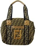 Fendi Large Tobacco Fabric Expanding Tote 7VS070-MX7-F0VT4