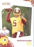 Donovan McNabb IN NEW UNIFORM - Washington Redskins - 2010 Score Football Card - NFL Trading Card in Screwdown Case