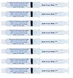 Watts Power White - 8 Large 10ml Professional 35% Teeth Whitening Gels - Optimized Formula - 80ml