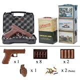 Ultimate Collector Combo Package- Chocolate Ammo's 6 Variety Packages of Candy, Includes Solid Chocolate Hand Gun, Hollow Chocolate Grenade, Milk Chocolate Bullets in 2 Different Tins, Peanut Butter Filled Chocolate, and Gummi Worms. Also Each Comes in Its Own Collector's Novelty Tins.