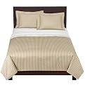 Harvard Stripe 300Tc Duvet Set - Stone