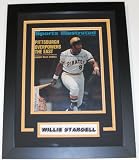 Willie Stargell Autographed Pittsburgh Pirates Sports Illustrated - Custom Framed