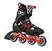 K2 Skate Men's F.I.T Boa Inline Skates, Black/Orange, 12