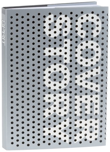 ESPRIT ESP 324041 PURE paper+friends Bounded Book "Cover Story" DIN A5 ca. 15,5 x 22 x 2,2 cm, silver