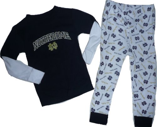Notre Dame Irish 3T Toddler Long Sleeved Shirt & Pants Pajamas