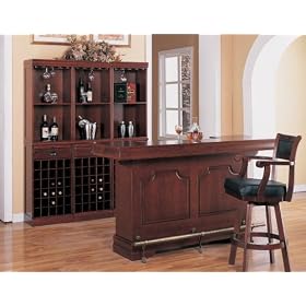 3-Piece Bar Unit Set in Cherry - Coaster