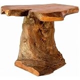 Bighorn Teak Wood Root End Table