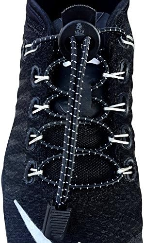 Elastic No-tie Shoelaces with Locks - Superior Quality. Great for Men, Women, Young Children, Seniors, Runners, Athletes and Special Needs. No More Untied Shoes! Satisfaction Guaranteed!
