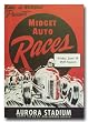 1947 Aurora Stadium Midget Racing Poster Print