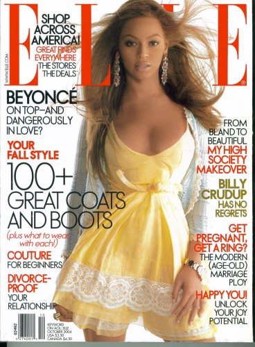 ELLE Magazine: Beyonce (October 2004)