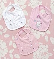 3 Pure Cotton Assorted Eskimo Bibs