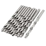 uxcell ツイストドリルビット　ストレートシャンク　5.2mm x 60mm　HSS素材　10枚入り