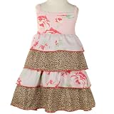 Little Girls Designer Clothing DOLCE FLORAL Spring Dress MAD SKY Girl 2T-6X