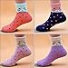 Minjie Soft Comfortable Novelty Cartoon Aminal Cat Crew Pattern Cotton Socks(4 Pairs)