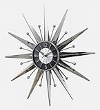 IMAGE OF George Nelson Metal Sunray Wall Clock - SUN-2407