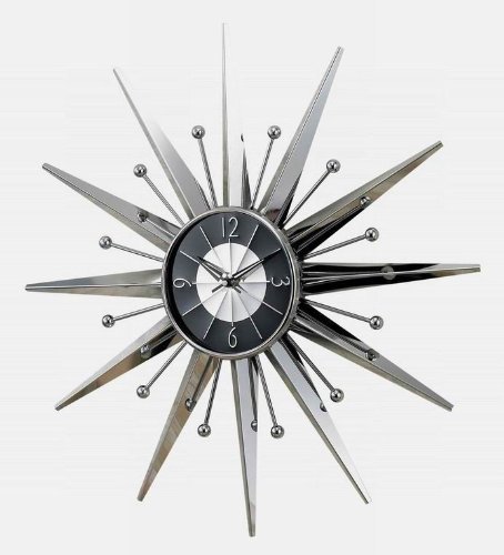 George Nelson Metal Sunray Wall Clock - SUN-2407