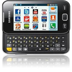 Samsung Wave 533 Smartphone (8,1 cm (3,2 Zoll) Display, Touchscreen, 3,2 Megapixel Kamera) schwarz