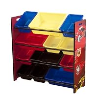 4Gr8 Kidz Racing Series Kids 12 Bin Toy Organizer