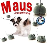Maus -ferngesteuert- für kleine + mittlere Hunde – Micro Mini Racer Mouse – Hundespielzeug