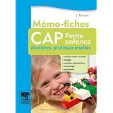 M�mo-fiches CAP Petite enfancepar Jacqueline Gassier