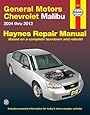 General Motors Chevrolet Malibu 2004 Thru 2012 (Hayne's Automotive Repair Manual)