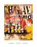 13-14 Septiembre - Artist: Jordi Prat Pons - Art Print on Canvas - Image Size: 12.00 by 15.00 inches Art Print on Canvas
