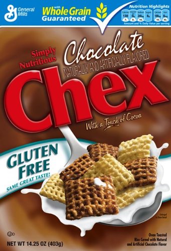 Chex Chocolate Cereal, 14.25-Ounce Box (Pack of 6)