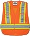 Safety Vest, Mesh, Orange, 2XL/3XL