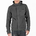 Bench Mens Keith Hooded Knit Top Charcoal