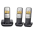Gigaset Siemens   A400 Trio T�l�phone sans fil DECT/GAP- Argent/Noir