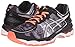 ASICS Women's Gel Kayano 22 Running Shoe, Black/Flash Coral/White, 8.5 M US