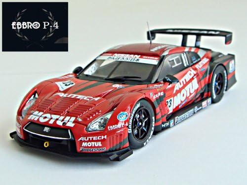 EBRRO P-4 1/43 SUPER GT500 2011 MOTUL AUTECH GT-R Rd.1 Okayama