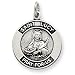 Sterling Silver Saint Lucy Medal title=
