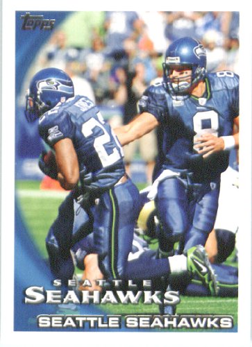 2010 Topps NFL Football Card # 385 Matt Hasselbeck TC - Seattle Seahawks (Team Card) NFL Trading Card in a Protective ScrewDown Case!