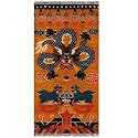 5' x 2'6" Hand-Knotted Tibetan Soaring Dragon Wool Area Rug