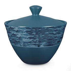 Noritake Elements Marine 14-Ounce Sugar Bowl with Cover by Noritake