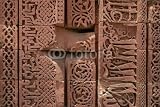 Wallmonkeys Peel and Stick Wall Decals - Carved Stone in India - Removable Graphic