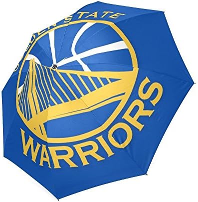Coolyoyo Amazing Golden State Warriors Custom Totes Compact Funny Gift Auto Foldable Umbrella