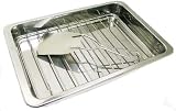 Stainless Steel 3-piece Roasting Pan Set