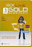 Xbox LIVE Gold 3-Month Membership Card (Xbox 360)