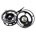 Large Logic Arbor Disc Drag Flyreel 5 6 7 Weight Aircraft Grade Machined Aluminum Ebony Fly Reel Made In USA