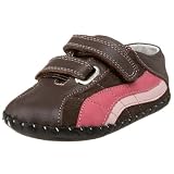 pedipedInfant/ToddlerPeytonoriginalsSneaker,ChocoalteBrown/Fuchsia,Medium(USToddler12-18Months)