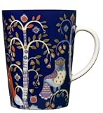 iittala Taika 3-1/3-Ounce Espresso Cup, Blue with Design