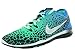 Nike Women's Wmns Free 5.0 TR Fit 5 PRT, BLACK/METALLIC SILVER-GREEN GLOW-SR