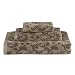 Fieldcrest Luxury Taupe/Brown Linen Washcloth