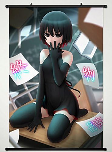 Wall Scroll Poster Fabric Painting For Anime Owarimonogatari Oshino Ougi 009 S