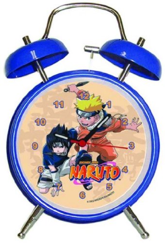 Naruto Sasuke Blue Twinbell Alarm Clock NRC10